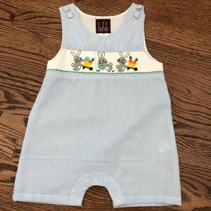 NWOT Lil Cactus Bunny Shortall - 2T